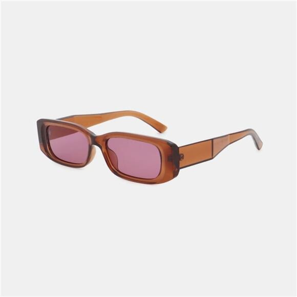 Polycarbonate Frame Rectangle Sunglasses - Picture 11 of 12